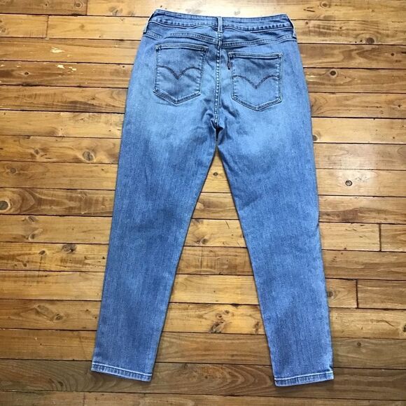 Y2K levis jeans size 29 jegging mid/high rise waist stretch lightwash blue denim - Picture 13 of 13